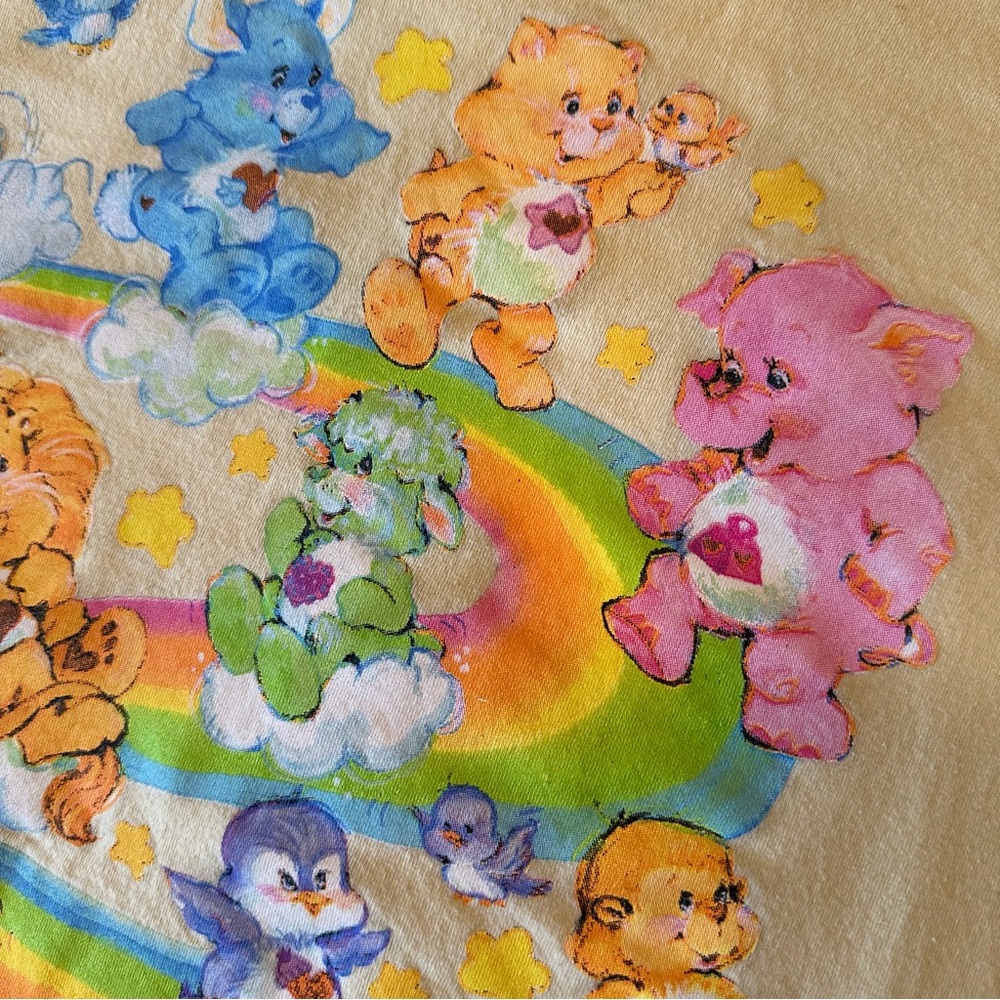 Hot Topic Care Bears Yellow Graphic Tee - Short Sleeve - Picture 4 of 5
